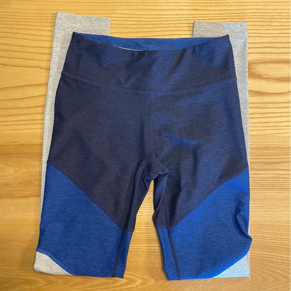 EUC OUTDOOR VOICES LEGGINGS - navy, cerulean blue, gray - size SMALL - Picture 4 of 4